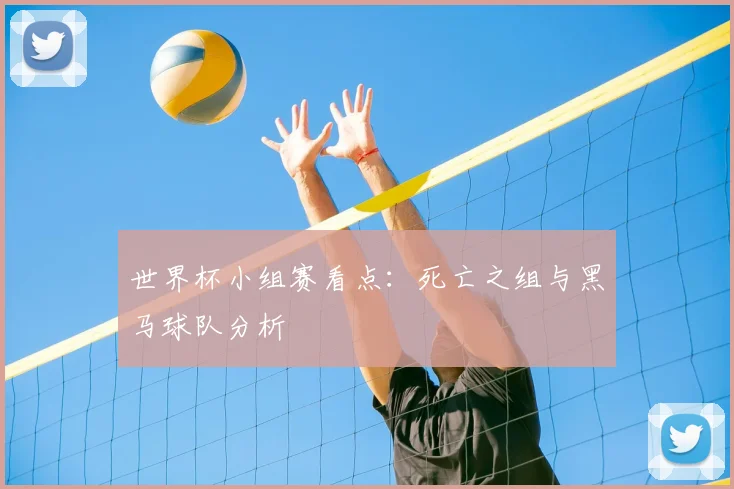 世界杯小组赛看点：死亡之组与黑马球队分析